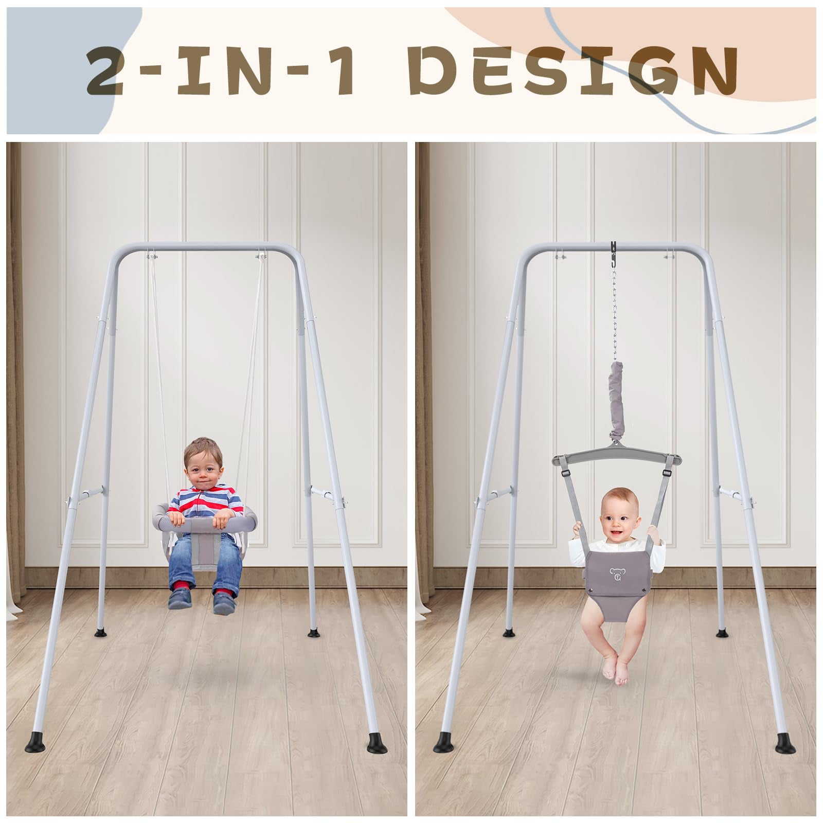 G TALECO GEAR 2-in-1 Baby Jumper and Swing, Indoor UK Ubuy