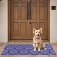 thumbnail image 4 of Purple Ethnic Geometric Pattern Door Rugs,Washable Non Slip Door Mats Indoor,Decorative Door Mats,Entry Mat Indoor for Entrance,Bedroom,Kitchen,Bathroom,16"x47", 4 of 6