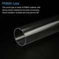 thumbnail image 4 of Acrylic Pipe Clear Rigid Round Tube 61mm ID 65mm OD 10" for Lamps and Lanterns, Water Cooling System, 4 of 6