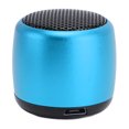 thumbnail image 4 of Mini altavoz Bluetooth Subwoofer pesado Recargable por USB Altavoz inalámbrico portátil de metal para teléfono Tablet PC Azul, 4 of 12