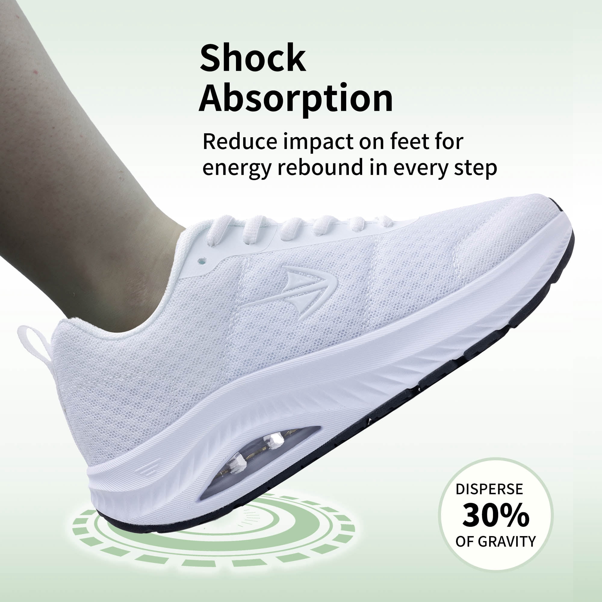 AOV GREEN LEAF Wide Toe Box Shoes Women Arch Support Walking Shoes Athletic Tennis Wide Width Sneakers for Plantar Fasciitis US 6-11