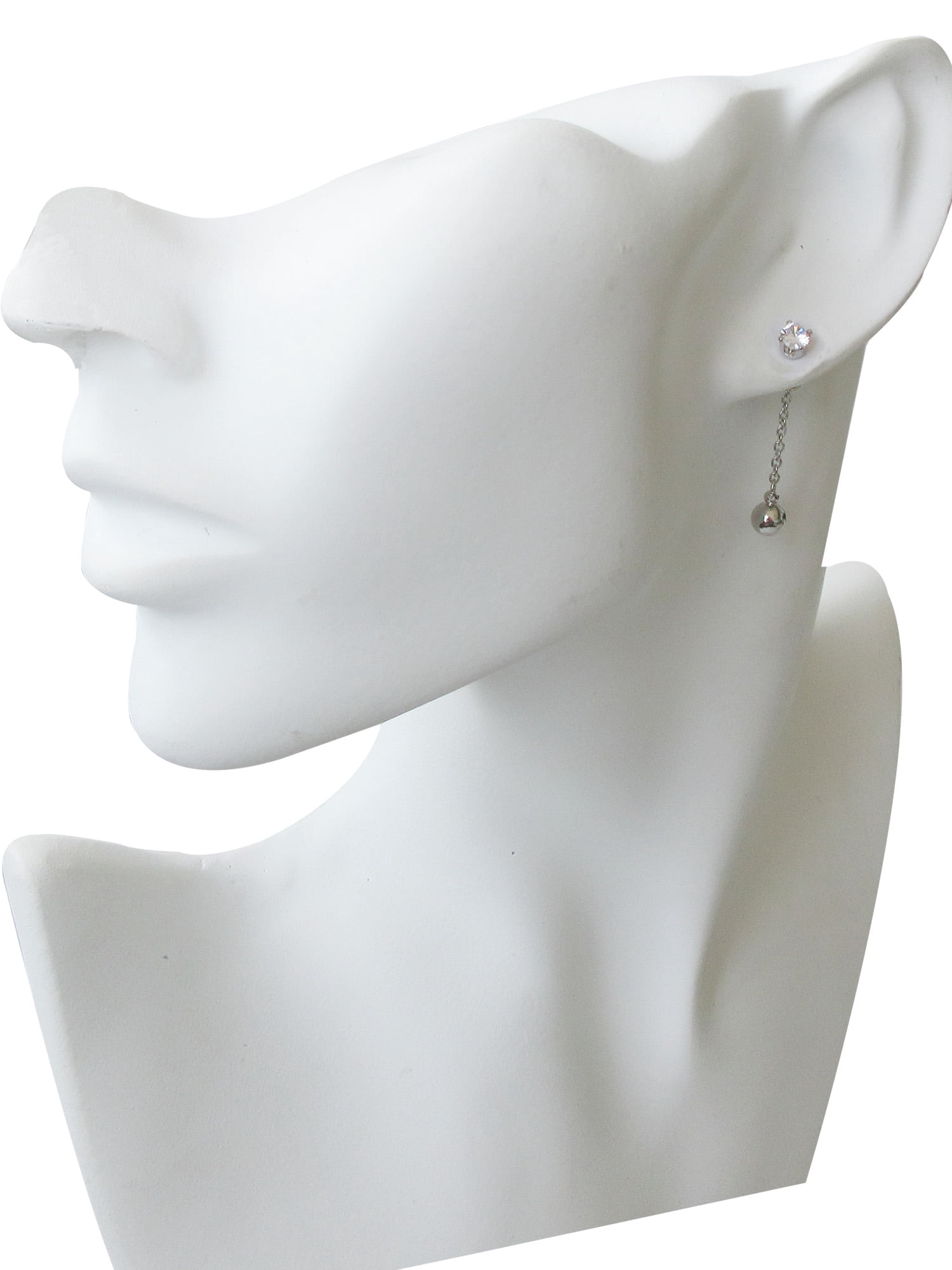 Time And Tru Women's Mix And Match Earring Set in Gold Plated Zinc Alloy