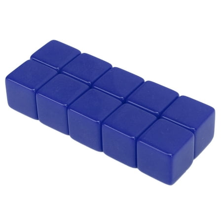 Plastic Write On Cubes, 30PCS 12 Sided Blank Dice For Entertainment 