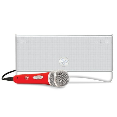 eKids - Frozen II Bluetooth MP3 Karaoke System - White/Light Blue