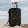 thumbnail image 3 of Lsque Golden Spider Web Printed Luggage Cover, Travel Luggage Protector,Scratch and Dirt Resistant, Fits 18-32 Inch Luggage - Large, 3 of 9