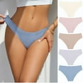 thumbnail image 2 of PUMISAS Low Waist Underpants For Women One-Piece Comfortable Underpants Solid Color Breathable Briefs Panty Stretch Seamless Panties, 2 of 3