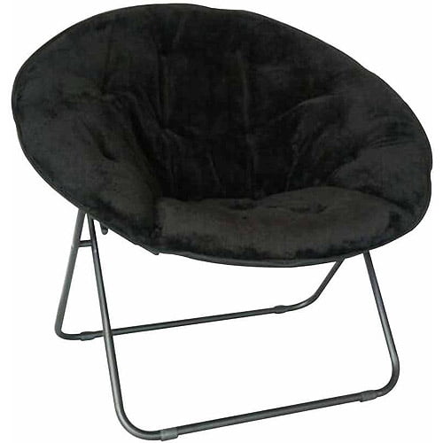 Mainstays Black Saucer Chair