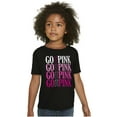 thumbnail image 4 of Breast Cancer Go Pink Ribbon Gradient Girls Kids T Shirt Tees Brisco Brands S, 4 of 6