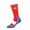 Estados Unidos (Marled 485 C), variant on LIFT 23 Atacama Moisture Performance Socks (Comfort Compression Fit) (White Midnight (White), Medium (M 6-8 / W 6-10))