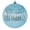 Baby Blue, variant on Vickerman 6" Silver Shiny Lined Mercury Ball Ornament, 4 per bag.