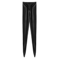 thumbnail image 4 of DPOIS Women Shiny Oil Glossy Pantyhose Long Pants Stockings Black M, 4 of 6