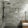 thumbnail image 4 of Palisade 17.5 in. x 15.5 in. Vinyl Waterproof Shower Niche Insert in Smoky Sky/Urban Slope, 4 of 7