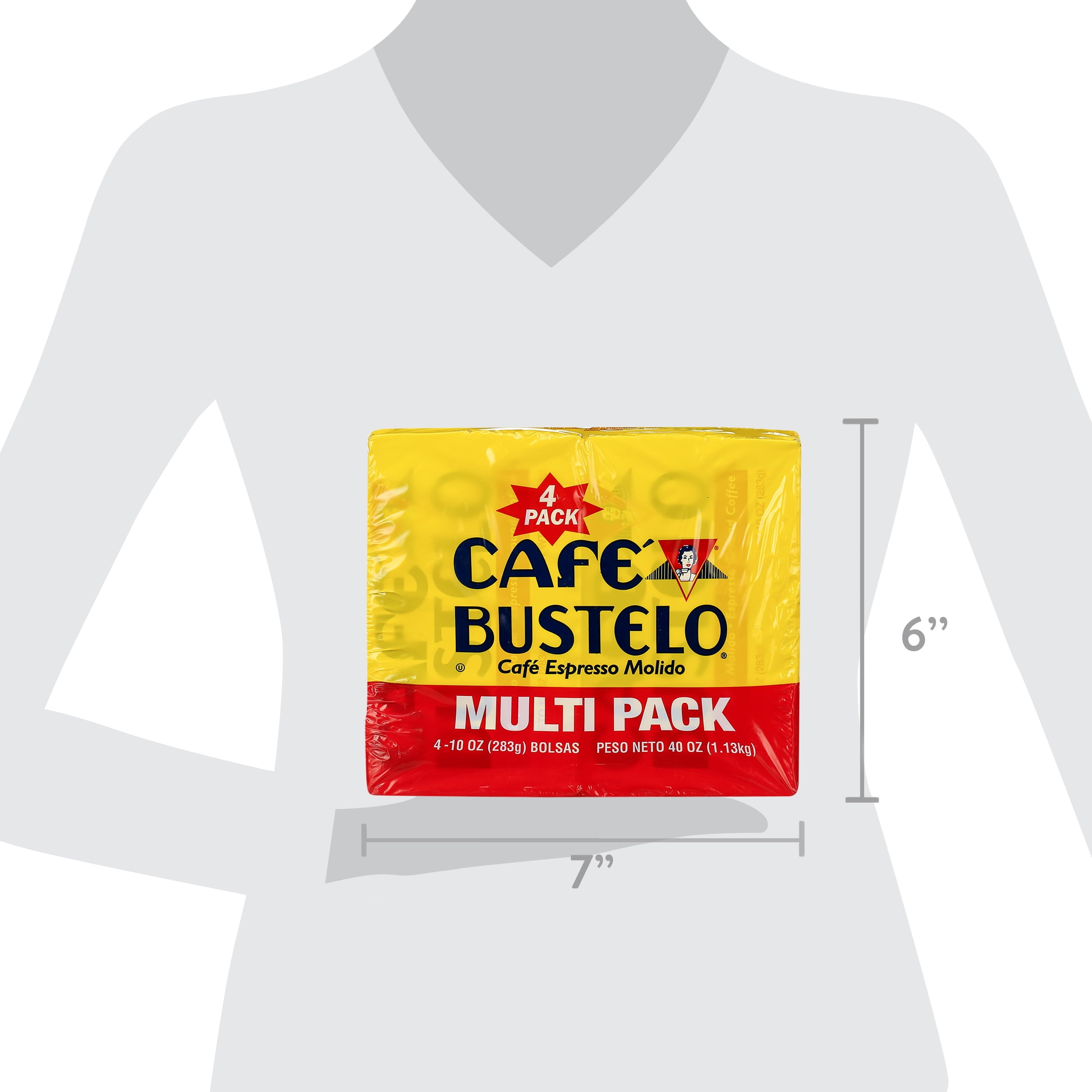 Cafe Bustelo Ground Coffee (10 Ounce 4 Pack)