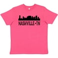 thumbnail image 3 of Inktastic Nashville Tennessee City Skyline Youth T-Shirt, 3 of 5