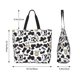 thumbnail image 5 of Fotbe Cow Bolsa Tote Estética de Lona con Estampado para Mujer - Bolsa Reutilizable de Hombro Casual para Vacaciones, Compras, Trabajo y Gimnasio, 5 of 8