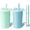 Blue & Mint Green, variant on 2-Pack 10 OZ Kids Spill Proof Cups with Straws and Lids, Kid Insulated Tumbler Stainless Steel Sippy Cup for Girl Boy, Pink & Lavender
