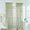 Green, variant on Sheer Window Curtain, Pastoral Willow Pattern Polyester Voile Drape for Living Room Bedroom and Store Display