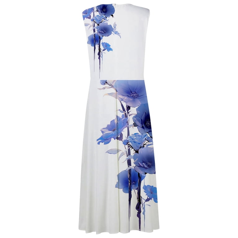 Ladies Fashion Casual V Neck Floral Print Sleeveless Dress Long Dress Summer Dress for Women Short Midi Summer Dress plus Size Dresses for Women Summer Maxi Dress with Pockets for Women Short Ladies Fashion Casual V Neck Floral Print Sleeveless Dress Long Dress Summer Dress for Women Short Midi Summer Dress plus Size Dresses for Women Summer Maxi Dress with Pockets for Women Short