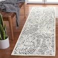 thumbnail image 2 of SAFAVIEH Precious Dylan Abstract Runner Rug, Black/Ivory, 2'3" x 8', 2 of 8