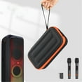 thumbnail image 6 of Microphone Storage Bag Waterproof Shockproof Handheld Dual Mic Hard Travel Carrying Organizer Case for JBL PartyBox Wireless Mic, 6 of 9