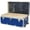 Royal Blue, variant on Rhino Trunk & Case Large Essential College Trunk with Wheels, Tray & Lid Organizer, Dorm Storage Chest, Ideal Student Footlocker, Strong Trunks, 1000+ Pound Sitting Capacity 32"x18"x14" (Black)