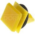 thumbnail image 1 of Dorman Molding Clip 963-217D OE Solutions; For Use With General Motors Models; 0.8 Inch Length; Yellow; Plastic; Pack Of 2, 1 of 2