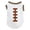 White, variant on Petitebelle Football Rugby Print Puppy Dog Shirt (Brown, Small)
