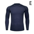 thumbnail image 6 of Men Long Sleeve Compression Sports Blouse Thermal Base Layer T-shirt Tights Tops, 6 of 8