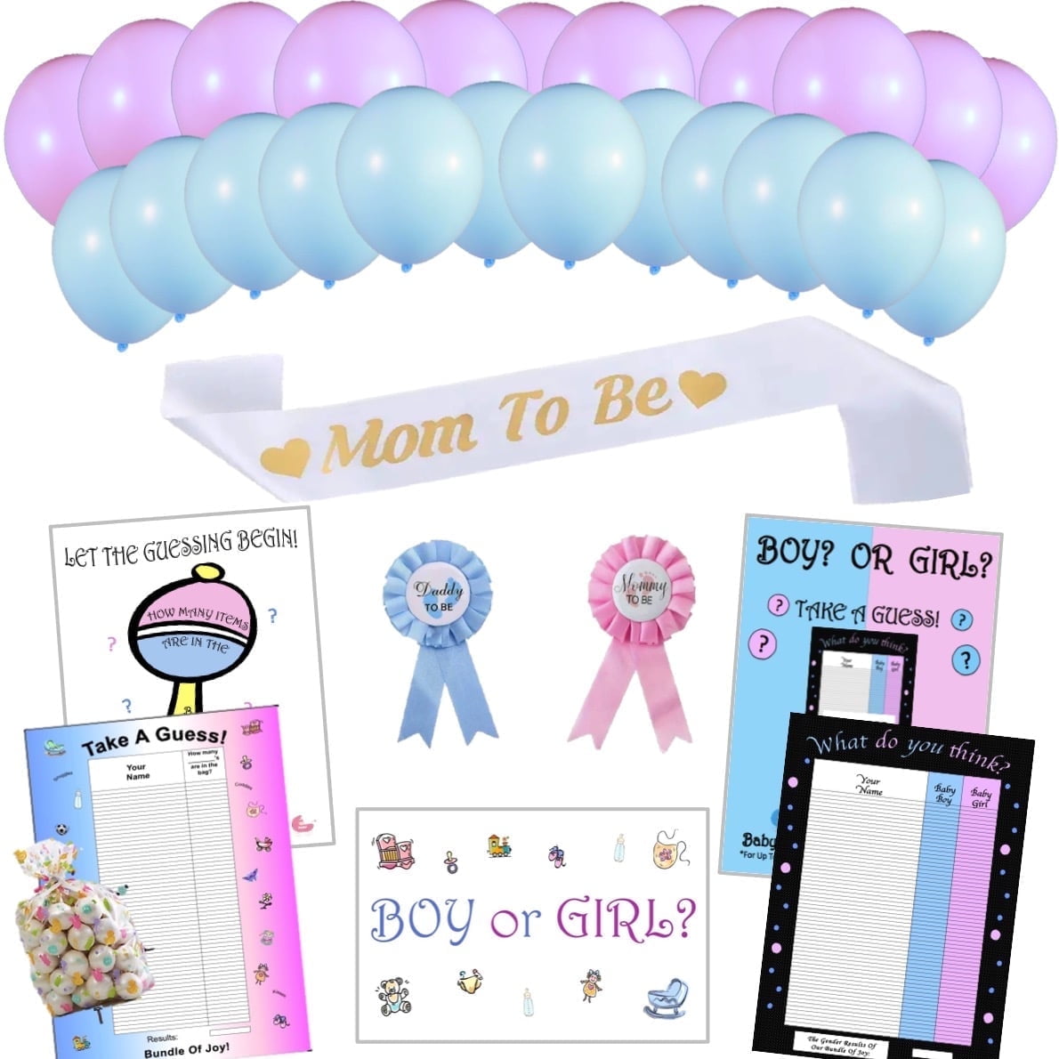 All Ewired Up Baby Shower Trivia Game - 50 Gender Neutral Cards For Winter Wonderland Theme - View #11