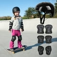 7Pcs Set Kids Protective Gear, Helmet Knee Pads and Elbow Pads Set with