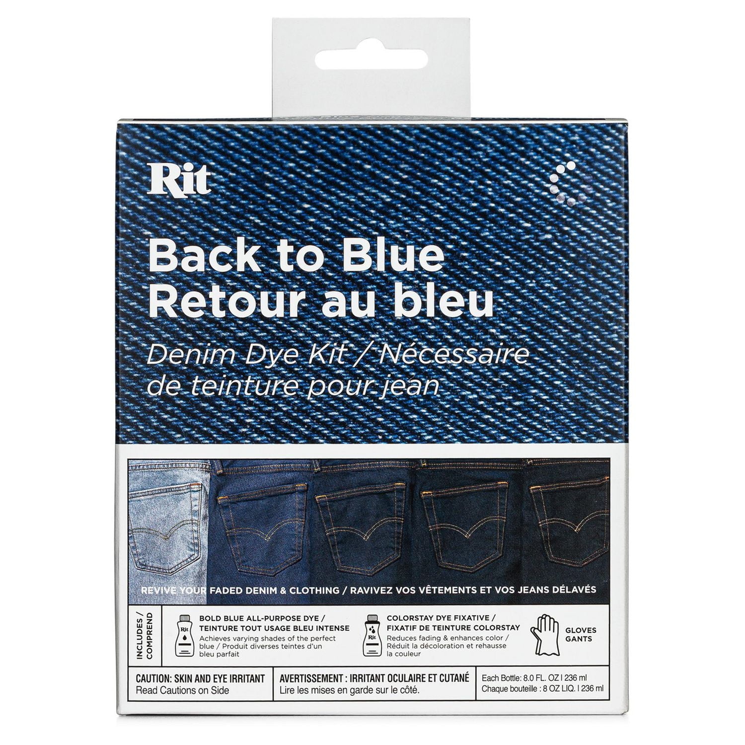 RIT Back to Blue Dye Kit, RIT BACK TO BLUE
