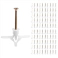thumbnail image 2 of 100 Piezas de Tubo de Expansión Tipo Avión, Tapón de Expansión de Placa de Yeso, Clavo de Expansión de Pared Hueca en Forma de Mariposa M8x38 mm, 2 of 9