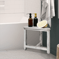 thumbnail image 6 of Shower Stool for Shaving Legs, Shower Foot Rest 12 in, Shower Seat for Inside Shower - Shower Bench, Corner Bench Suitable for Small Shower Spaces, 6 of 6