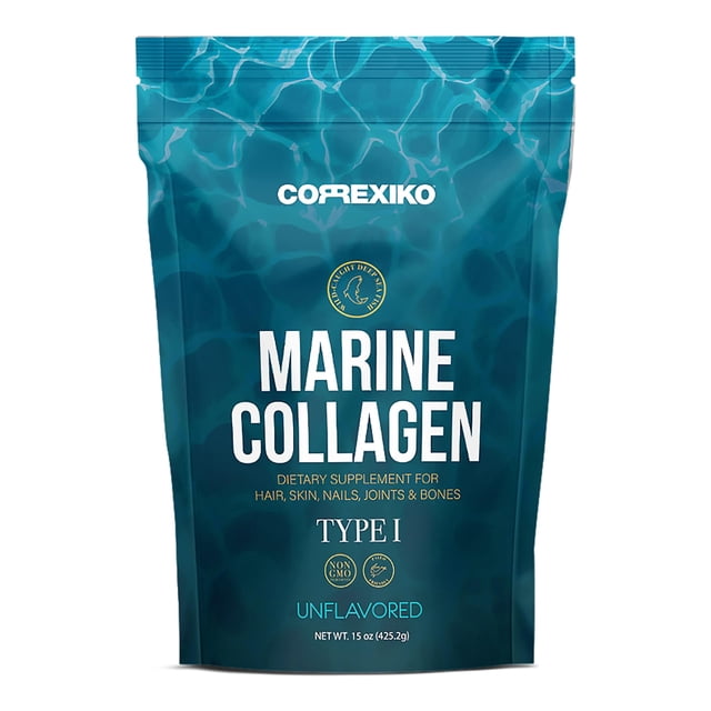 Suplemento de colágeno marino en polvo CORREXIKO 15 oz - 10,000 mg