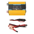 thumbnail image 2 of Inversor De Corriente De 12 V CC A CA 110 V, Inversor De Corriente De 300 W, Carga Segura, Ahorro De Energía, 2 Puertos USB, Pantalla LED Para Teléfonos Móviles ANGGREK Amarillo, 2 of 8