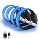 thumbnail image 1 of Brazaletes de seguridad LED - Juego de 4, bandas reflectantes recargables por USB para deportes al aire libre, 1 of 7