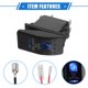 thumbnail image 4 of Kit de interruptor de palanca de barra de luz LED de techo para automóvil de 5 pines Unique Bargains 20A/12V 10A/24V SPST On Off Universal Azul, 4 of 7