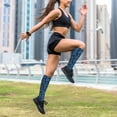 thumbnail image 6 of Sikiie Sea Turtle 1 Pairs Compression Socks for Men and Women 15-20 mmHg Running Support Socks, 6 of 7