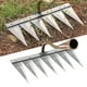 thumbnail image 4 of Herramienta para eliminar malezas Proceso de labranza Proceso de forjado Azada de jardinería para agricultura Cobre de 7 dientes, 4 of 9