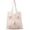 Pink, variant on Crochet Tote Bag for Women Coquette Bow Knit Beach Bag, Preppy Woven Mesh Handbag, Lightweight Summer Vacation Shoulder Bag