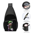 thumbnail image 5 of Luigi's Mansion Unisex Crossbody Bags Lightweight Sling Backpack Multipurpose Shoulder Bag High Capacity Hiking Daypack Chest Bag, 5 of 8