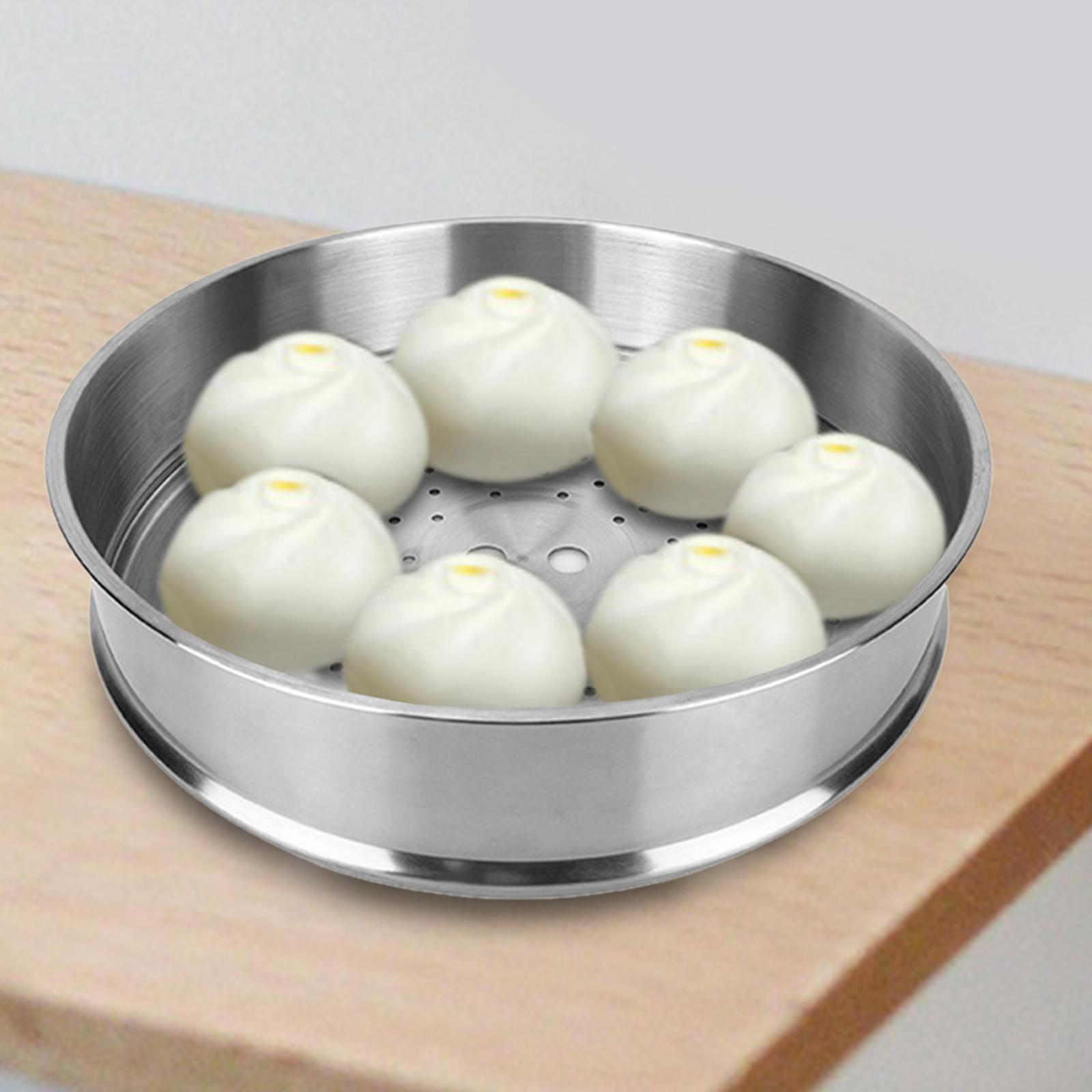 Stainless Steel Steamer Basket Thicken Food Steamer Basket For Steaming Dim  Sum Dumplings Buns Vegetables Meat Fish Rice