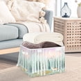 thumbnail image 3 of Yayeee Collapsible Cube Storage Bin with Lid Fabric Closet Decorative Basket with Handles, Green Deer, 3 of 7