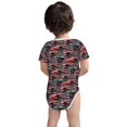 thumbnail image 5 of Daiia Red And Blue Cars Printed Unisex-Baby Short Sleeve Onesies Bodysuits Baby Climbing Clothes Soft and Comfortable Romper with Expandable Shoulder Design-2 Years, 5 of 8