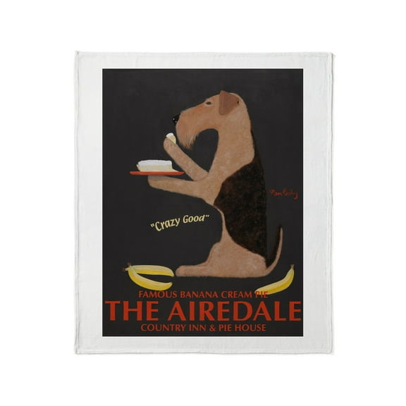CafePress - The Airedale Throw Blanket - Soft Fleece Throw Blanket, 50"x60" for All Ages