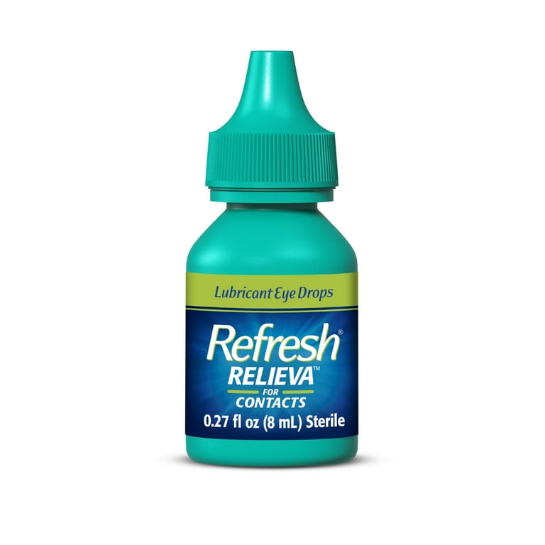 Refresh Relieva For Contacts Lubricant Eye Drops For Use with Contact