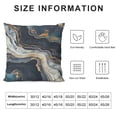 thumbnail image 5 of Chilfamy Marble Abstract Painting Generative Art Print Pillow Covers for Couch Pillowcase 1PC 22x22in, 5 of 5