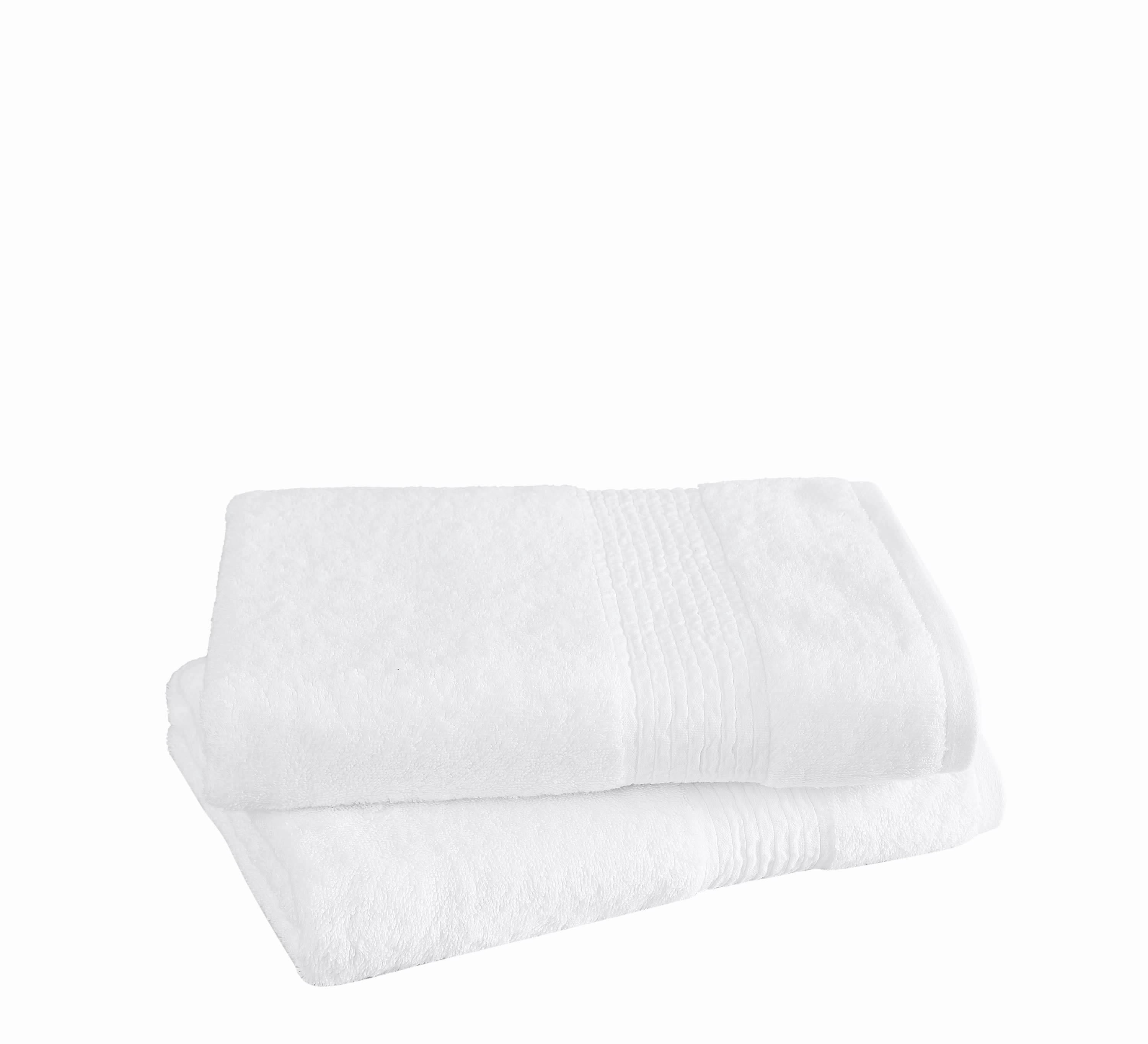 Cannon Cotton TENCEL™ 60% Cotton/ 40% TENCEL™ Soft 2 Pack Bath Towel in White, All Season, Adult Size, OEKO-TEX Certified