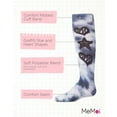 thumbnail image 3 of MeMoi  Tie Dye Graffiti Shapes Knee High Socks - Girls - Female, 4, Denim, 3 of 7