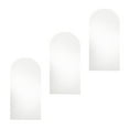 thumbnail image 1 of GROWTH TANK 3 Pieces Sturdy Mirror Plate Photo Props Decoration Reflector Home Decor Serving 10x21cm, 1 of 7